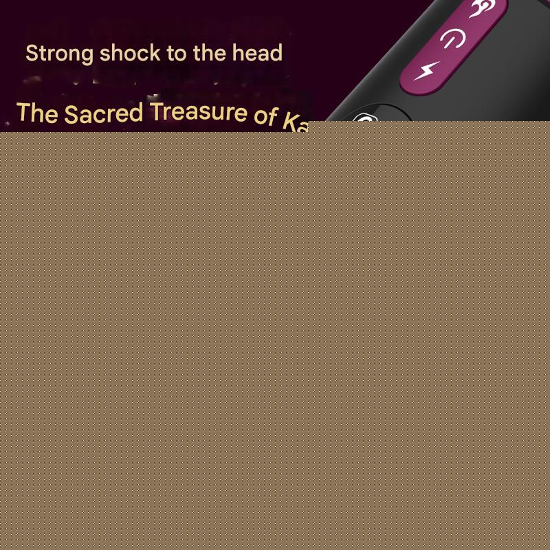 (Green) Powerful Dual Stimulation Wand Vibrator - Heated Tip, Multi-Mode, LCD Display