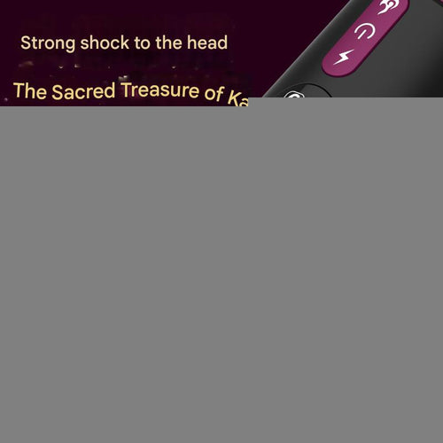 (Green) Powerful Dual Stimulation Wand Vibrator - Heated Tip, Multi-Mode, LCD Display