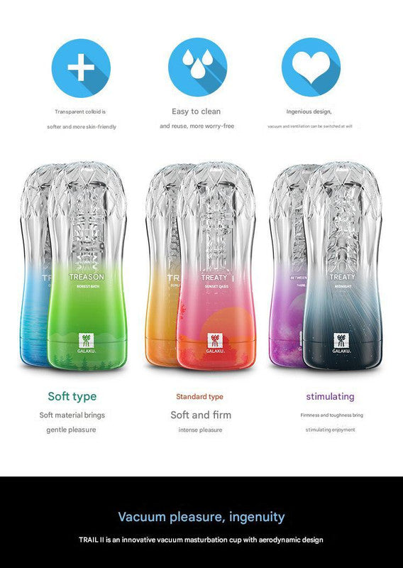 Blue Transparent aircraft cup exercise masturbation toy flirting adult sex toys